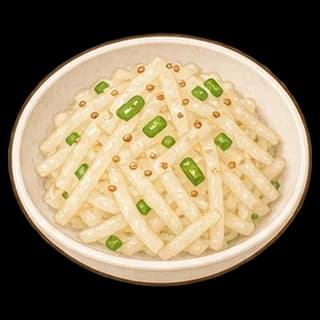 무나물 완성 모습 일러스트