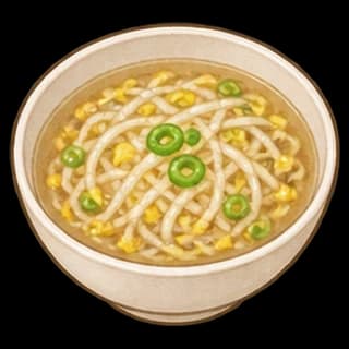 콩나물국 완성 모습 일러스트
