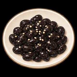 콩자반 완성 모습 일러스트