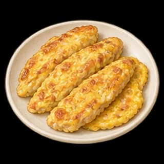 닭안심달걀전 완성 모습 일러스트