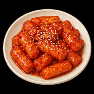 떡강정 완성 모습 일러스트