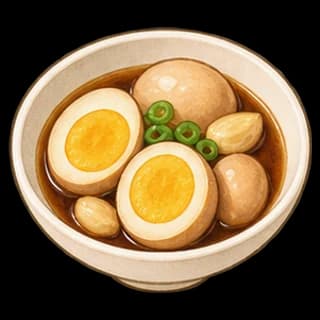 달걀장조림 완성 모습 일러스트